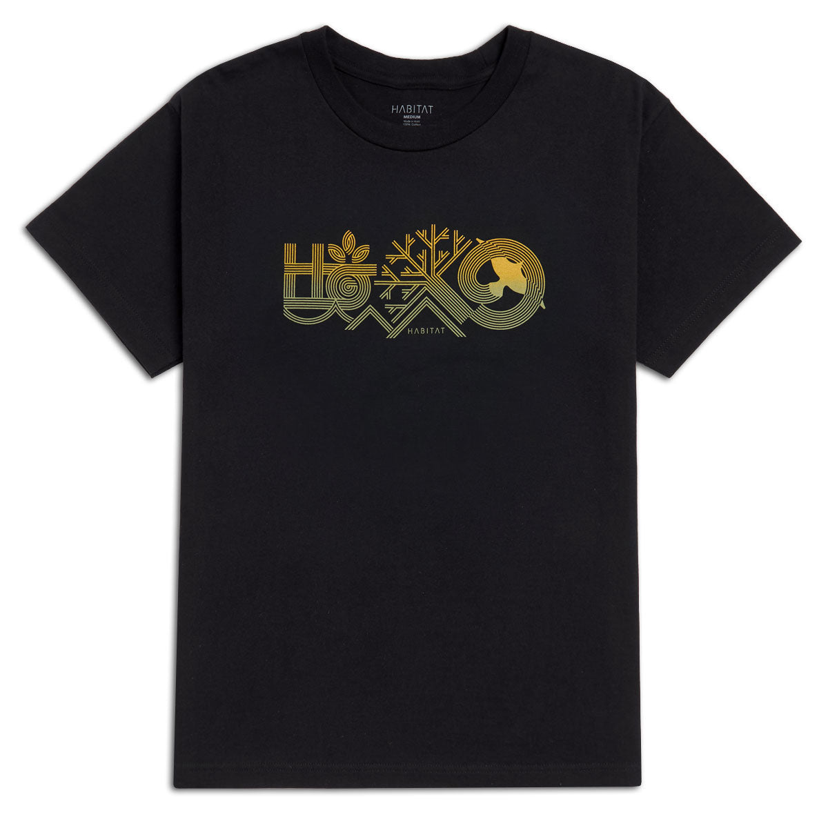 Habitat Earthscape T-Shirt - Black image 1
