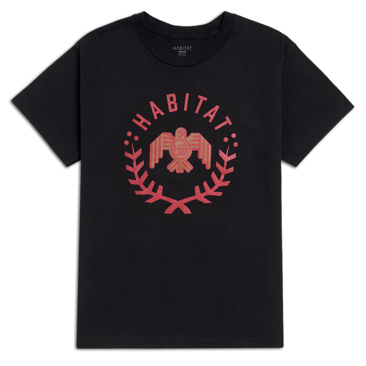 Habitat Owl Wreath T-Shirt - Black image 1