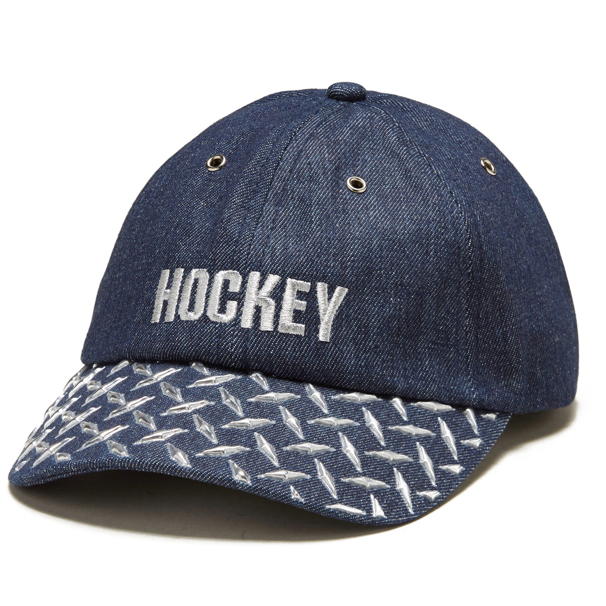 Hockey Diamond Plate Hat - Denim