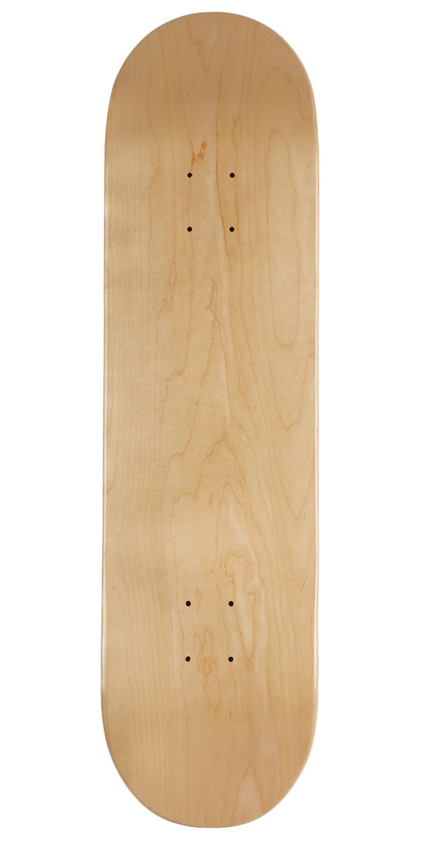 Blank Maple 7 Ply Resin Skateboard Deck - 7.50