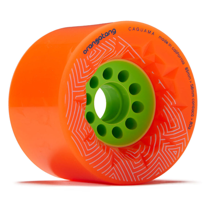 Orangatang Caguama Longboard Wheels - 85mm 80 Orange