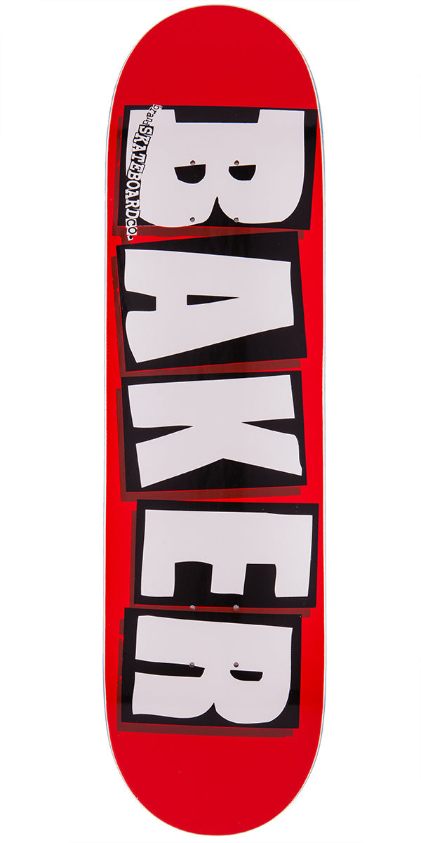 Baker Brand Logo Skateboard Deck - White - 8.125