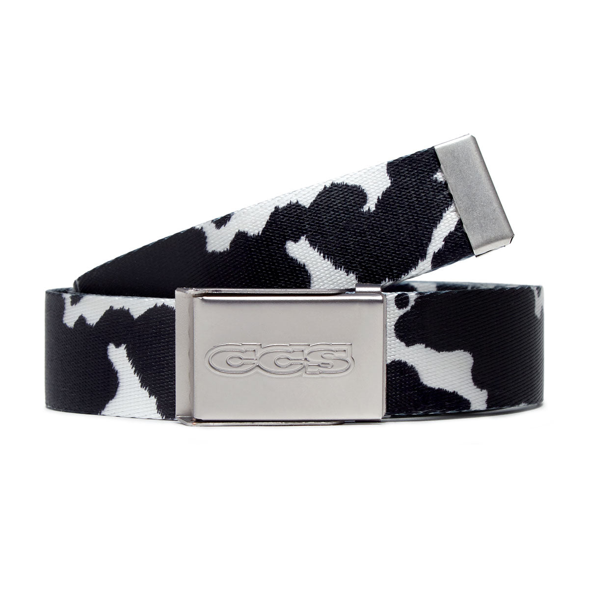 CCS Silver 96 Logo Web Belt - Cow image 1