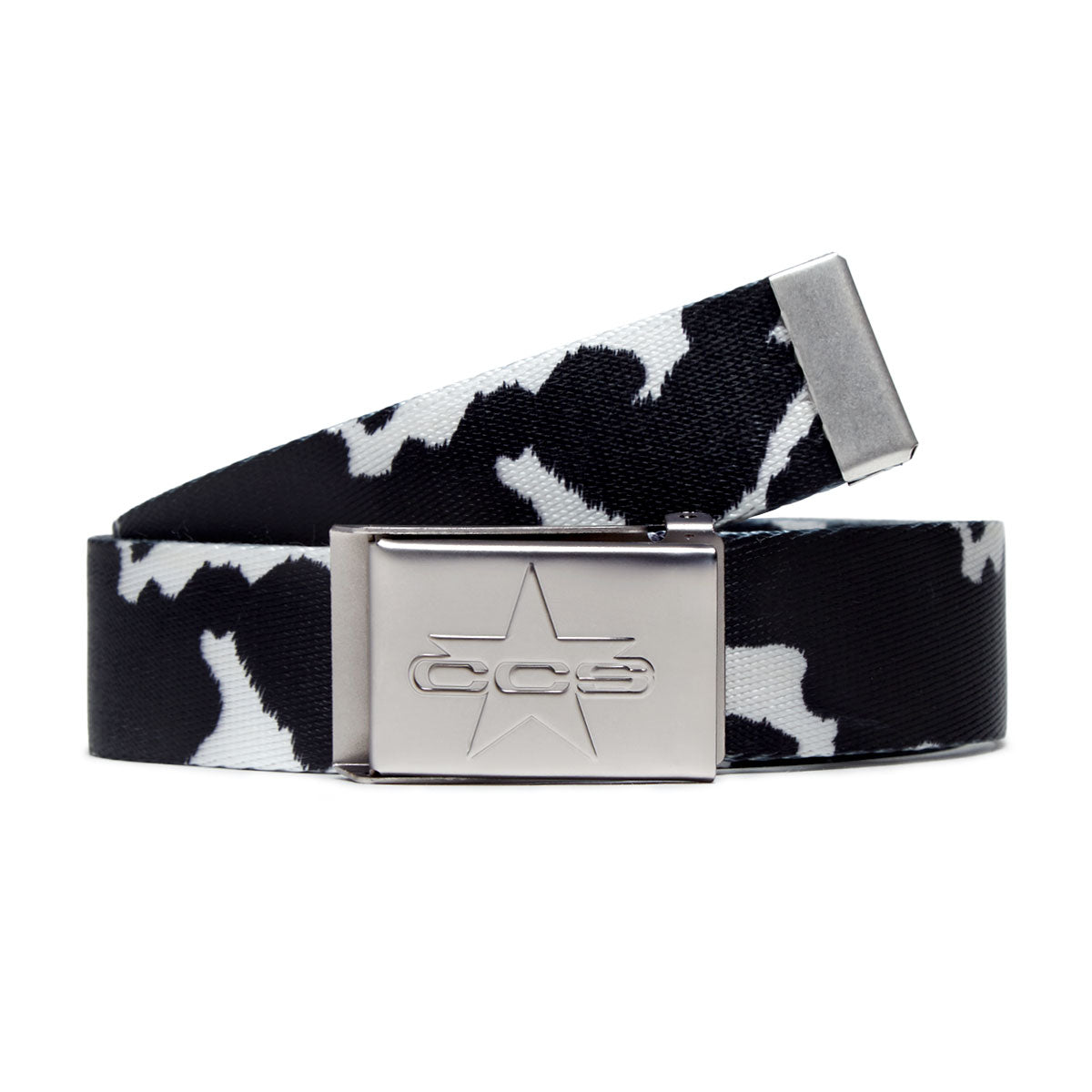 CCS Silver 97 Star Web Belt - Cow image 1