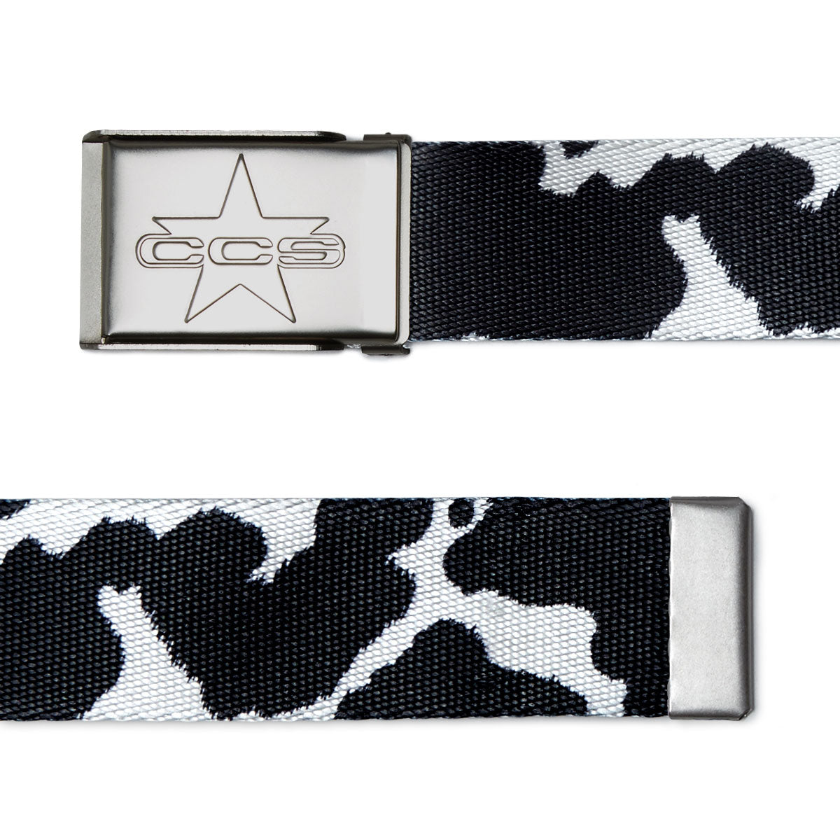CCS Silver 97 Star Web Belt - Cow image 2