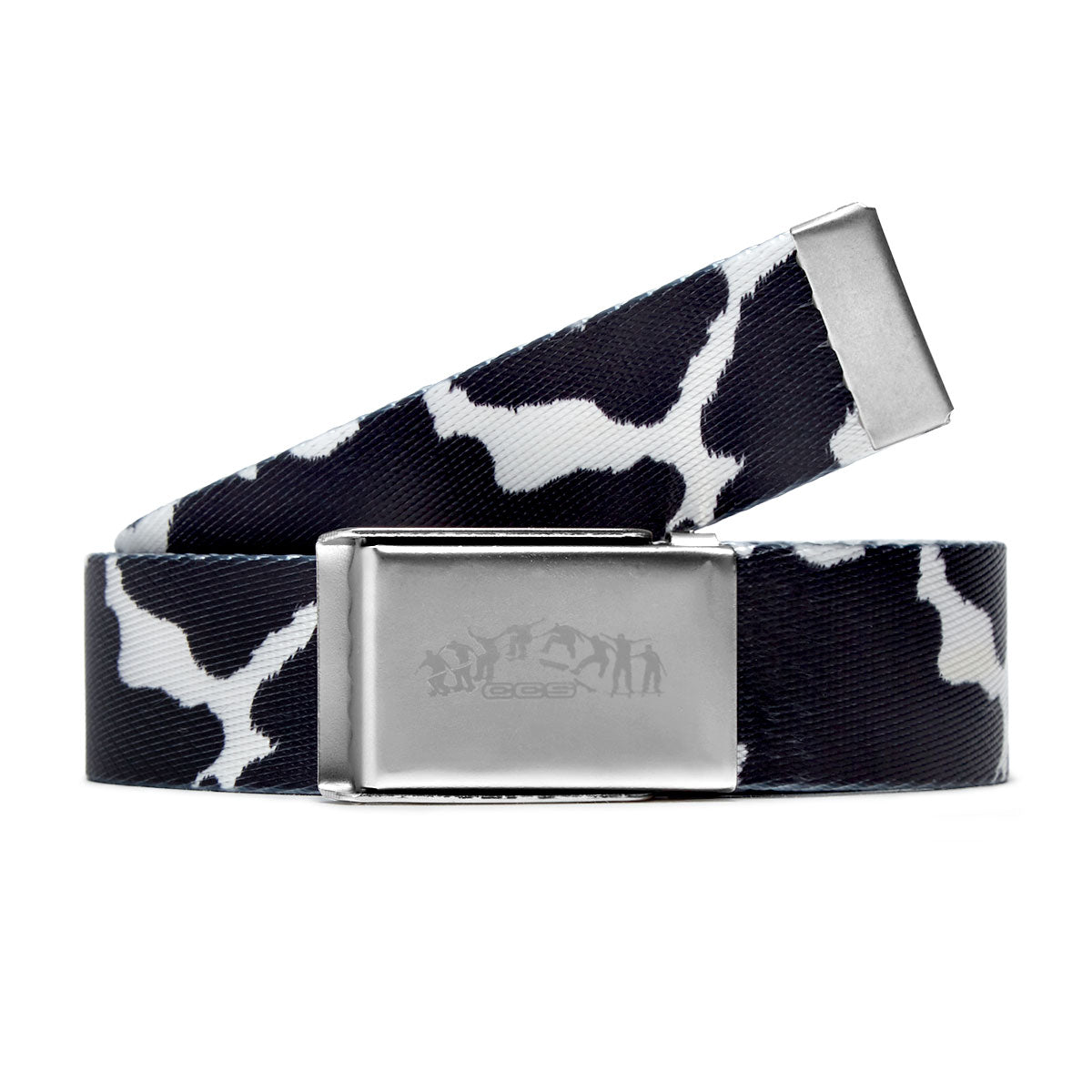 CCS Silver Kickflip Bucke Belt - Cow image 1