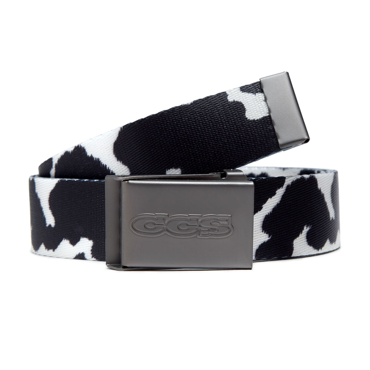 CCS Gunmetal 96 Logo Web Belt - Cow image 1