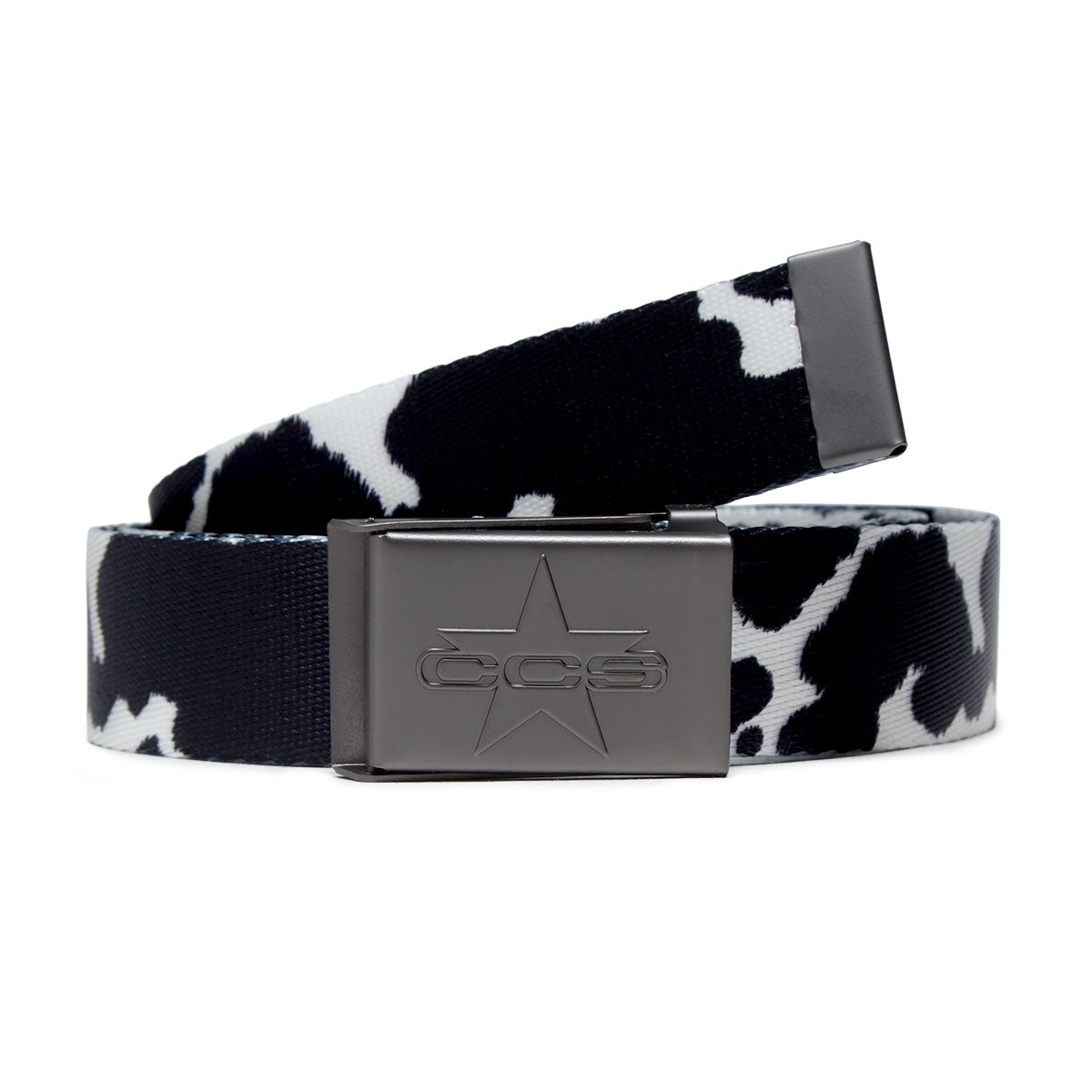 CCS Gunmetal 97 Star Web Belt - Cow image 1