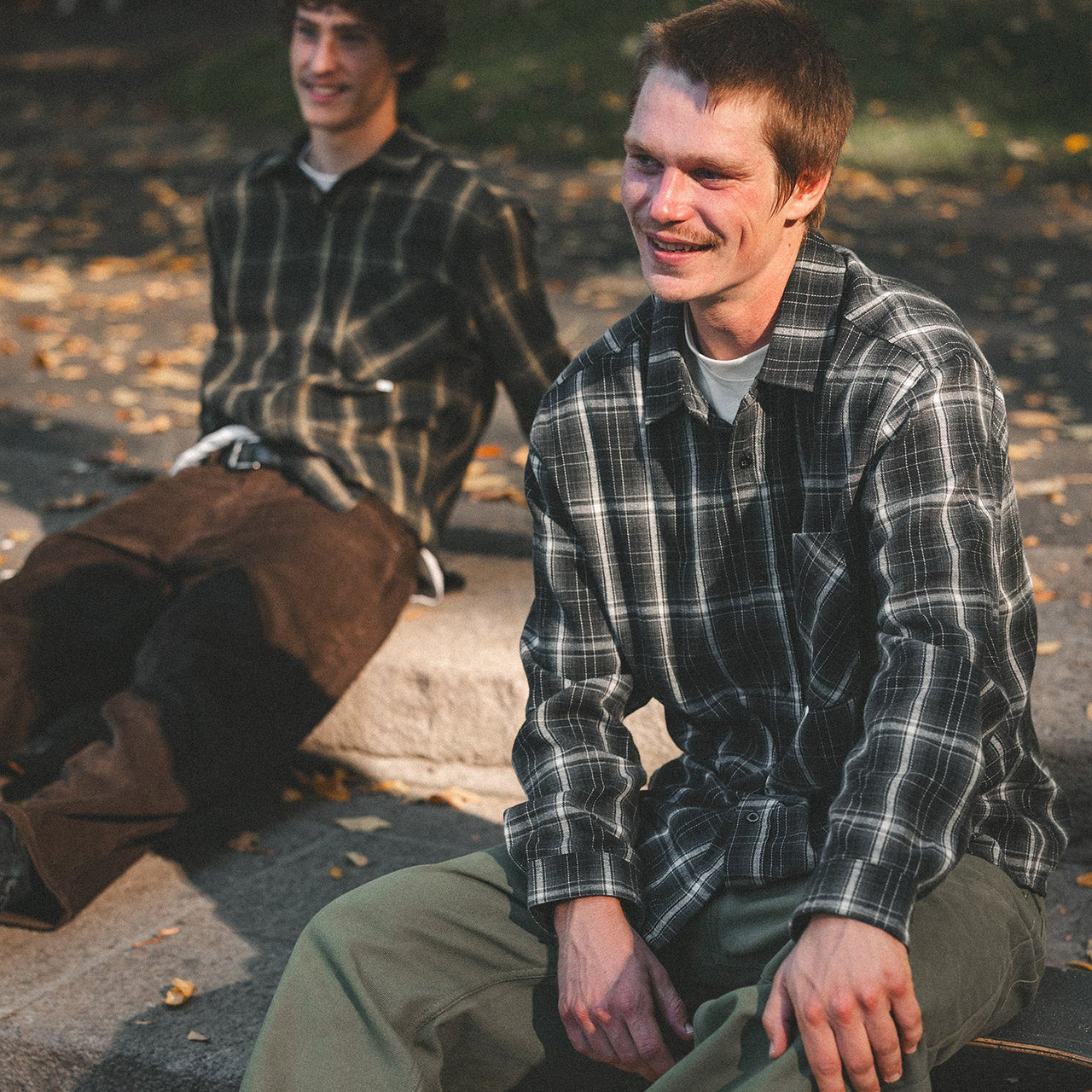 CCS Dial Up Flannel Shirt - Black/White image 3