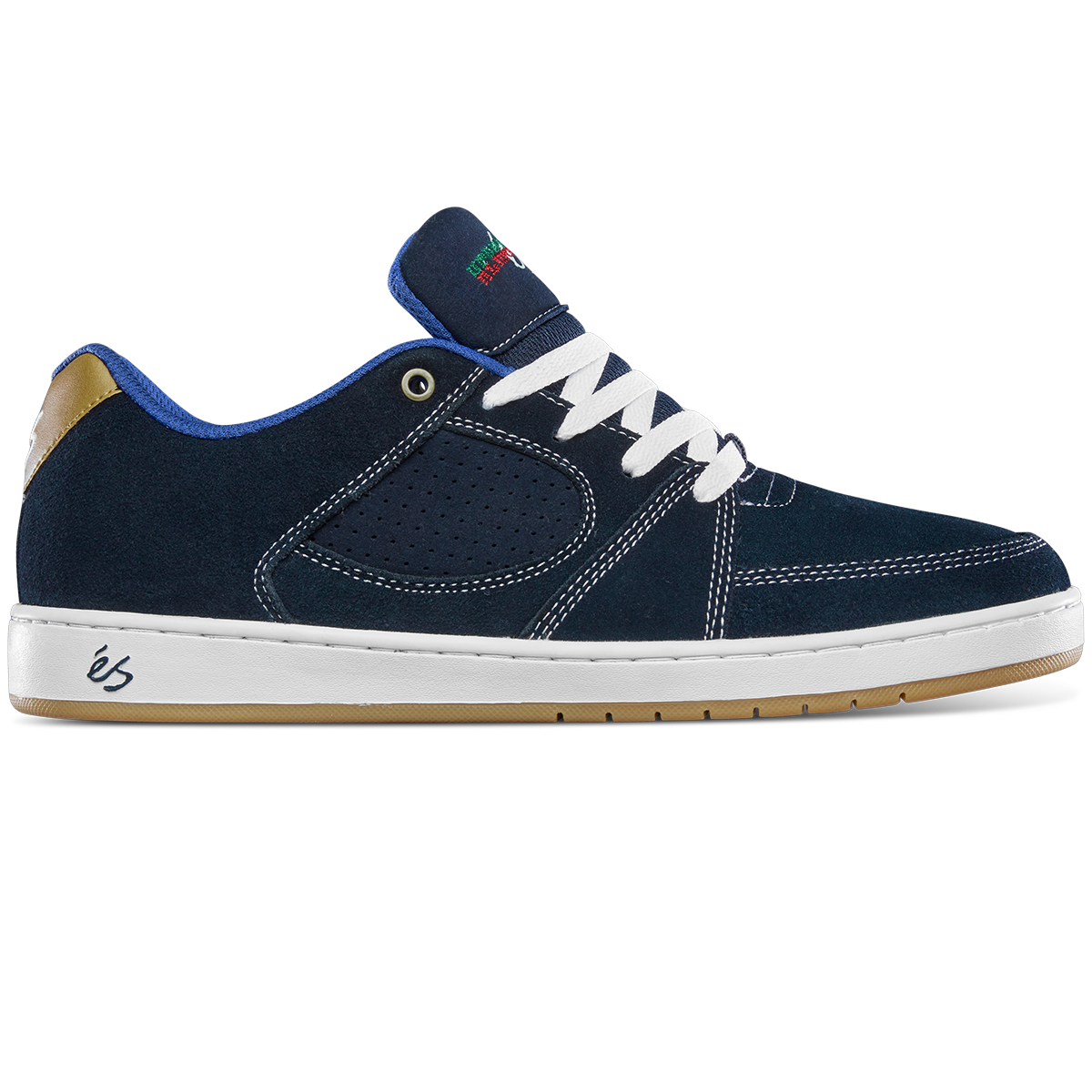 eS Accel Slim Shoes - Navy/White/Red image 1