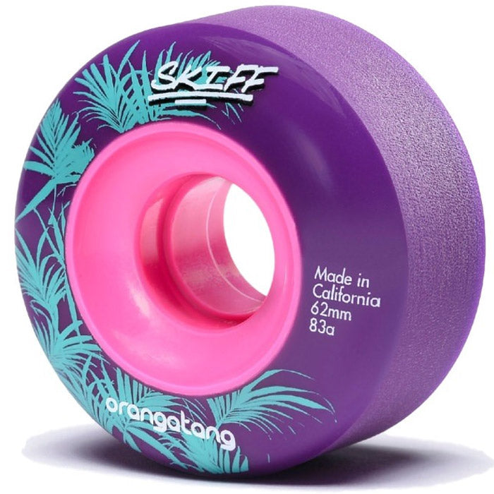 Orangatang Skiff Slasher Longboard Wheels - Purple - 62mm image 1
