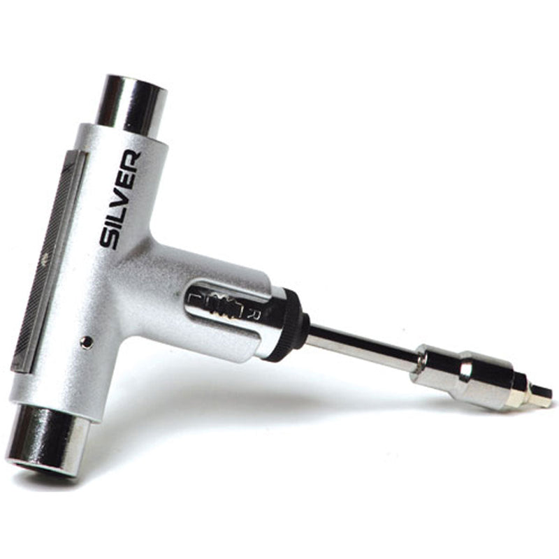 Silver Premium Skateboard Tool - Metallic Silver