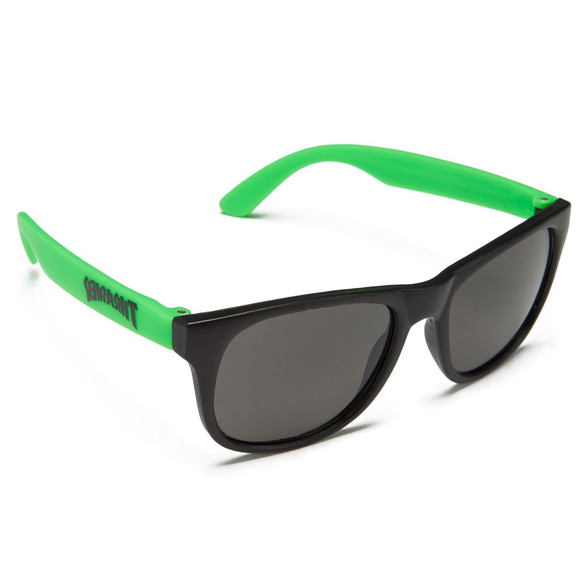 Thrasher Logo Sunglasses - Green image 1
