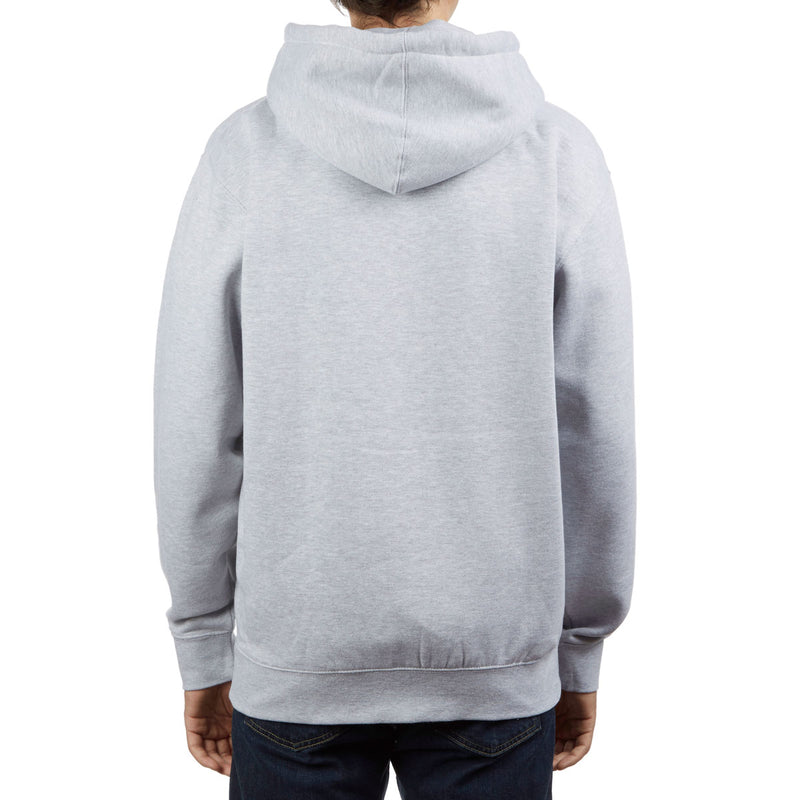 Thrasher Logo Zip Up Hoodie - Grey