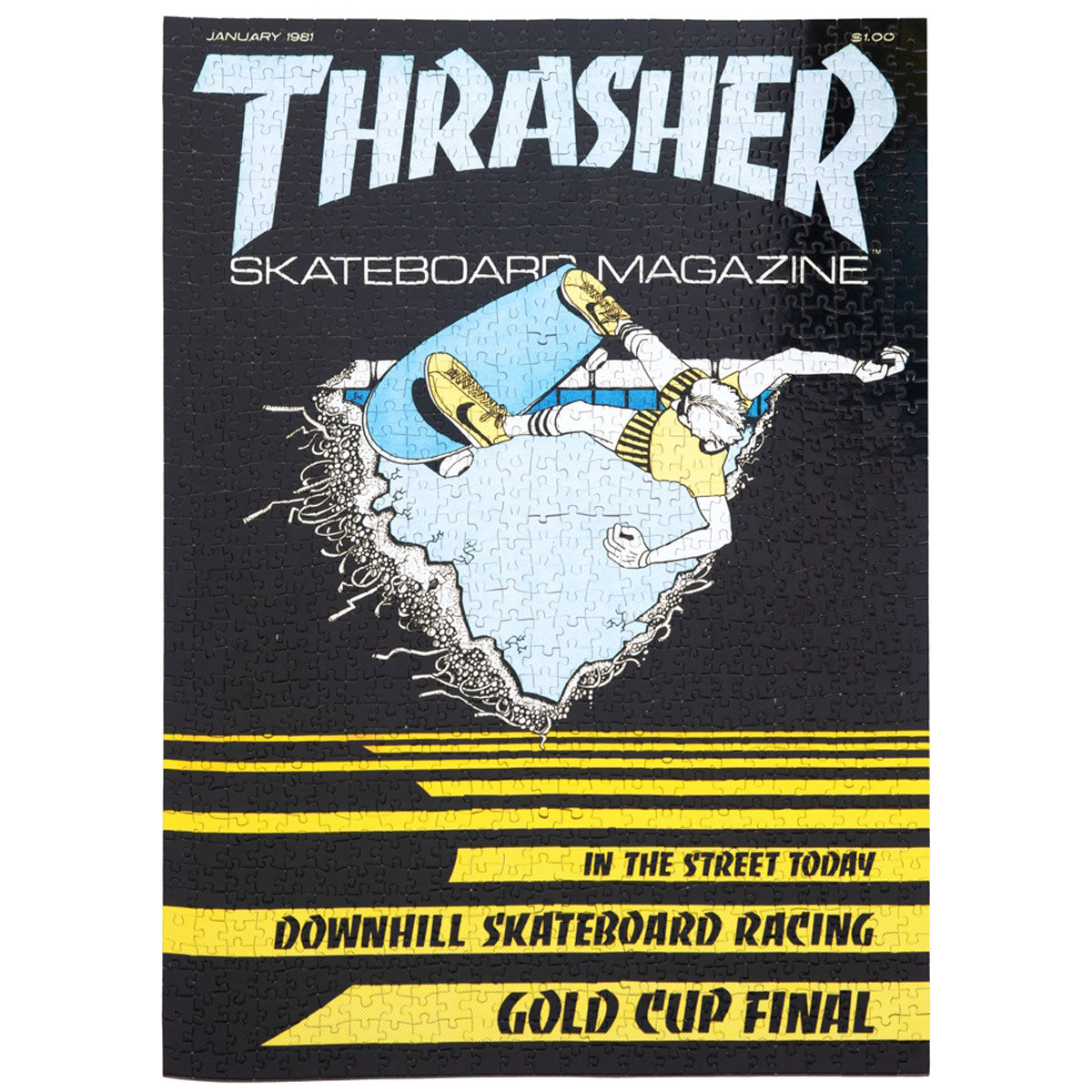 Thrasher First Cover Jan 1981 Jigsaw Puzzle – Daddies Board Shop