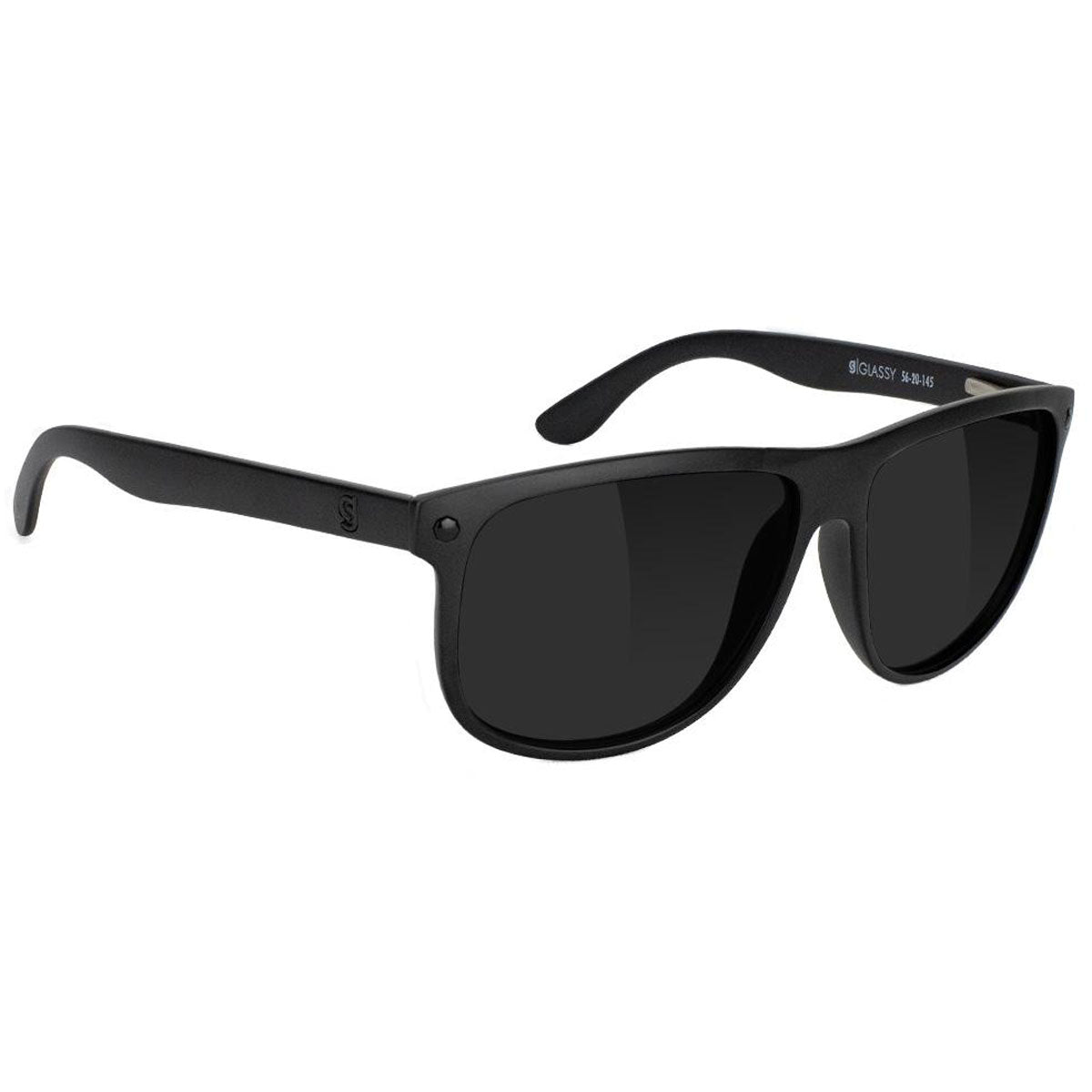 Glassy Cole Premium Polarized Sunglasses - Matte Black