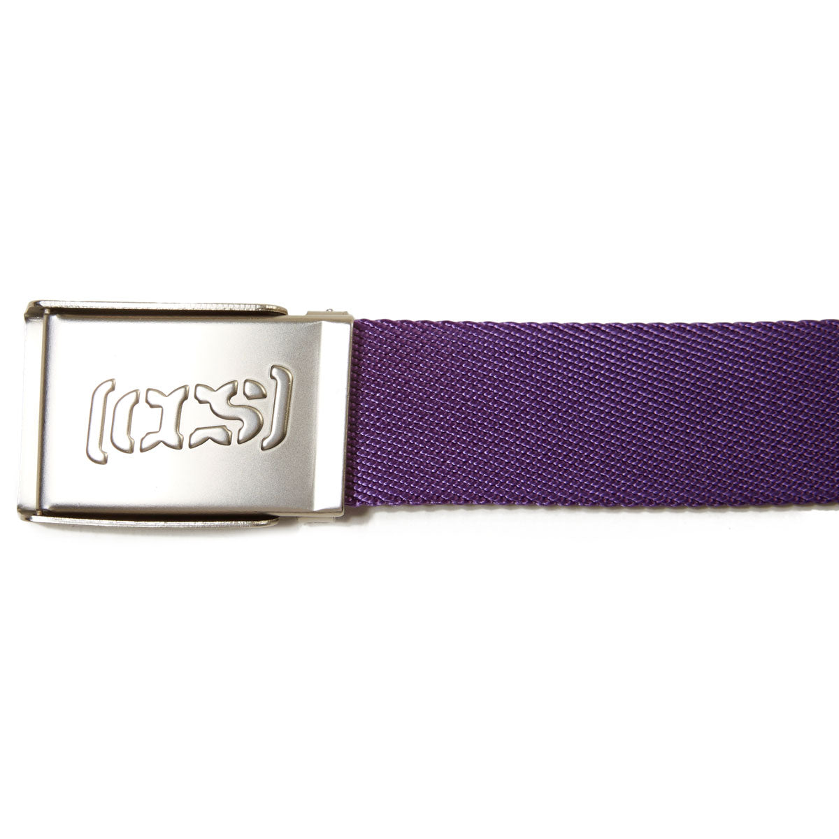CCS Silver Logo Buckle Belt - Purple image 3