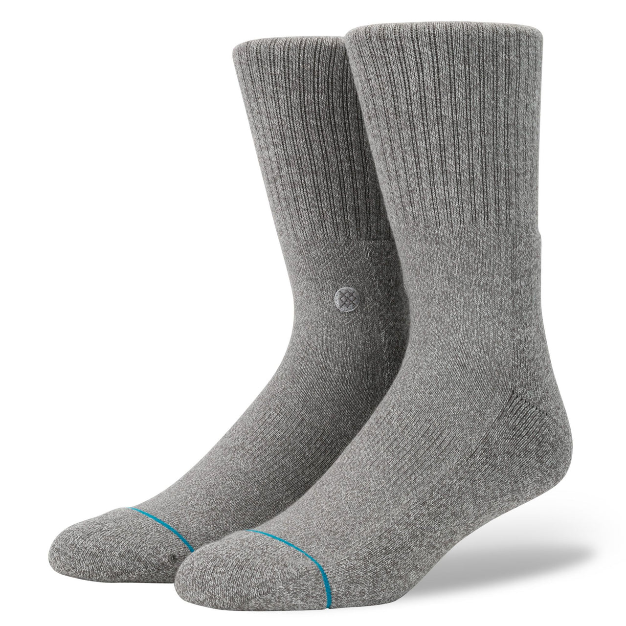 Stance Icon 3 Pack Socks - Grey Heather image 1