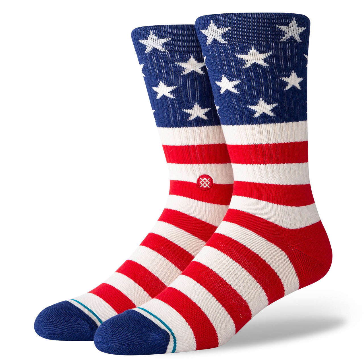 Stance The Fourth St Crew Socks - Red image 1