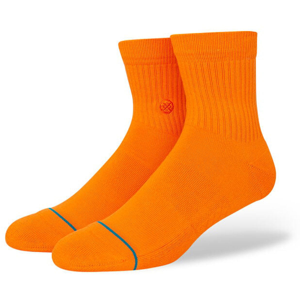 Stance Icon Quarter Socks - Orange image 1