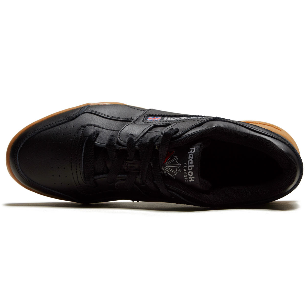 Reebok Workout Plus Shoes - Black/Carbon/Classic Red/Royal/Gum image 3