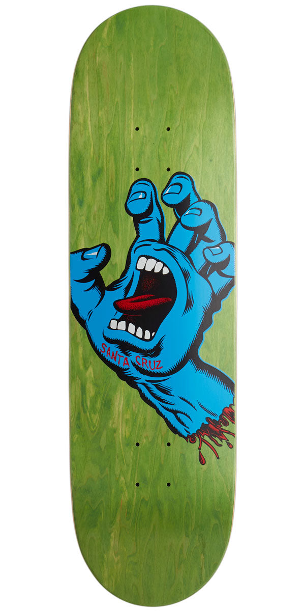 Santa Cruz Screaming Hand Skateboard Deck - 8.80