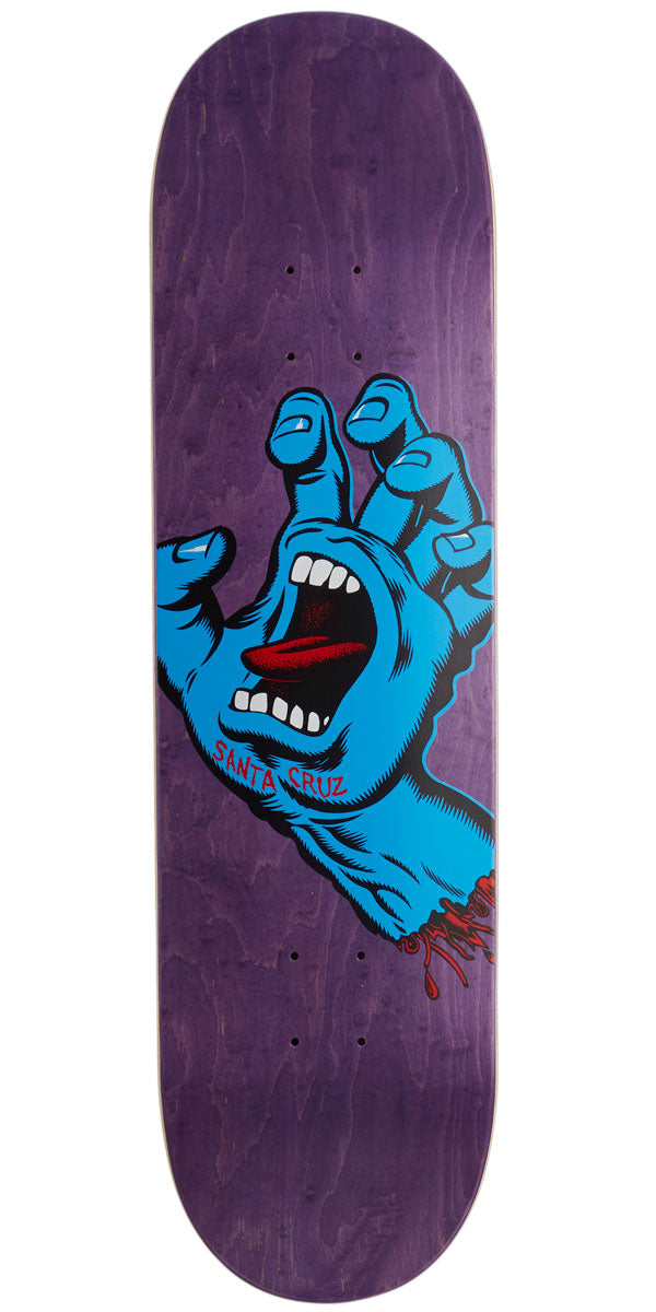 Santa Cruz Screaming Hand Skateboard Deck - 8.375