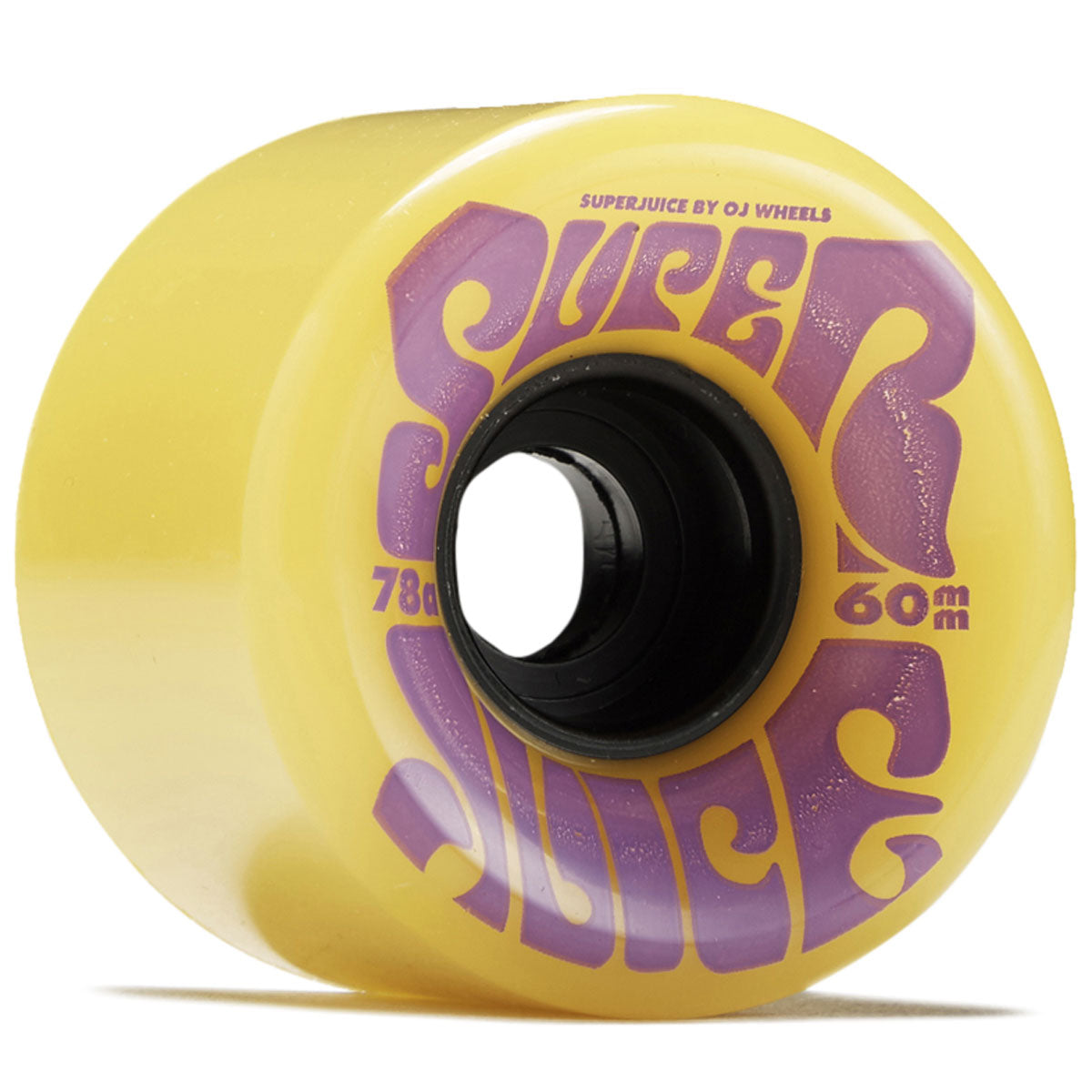 OJ Super Juice 78a Skateboard Wheels - Yellow - 60mm image 1