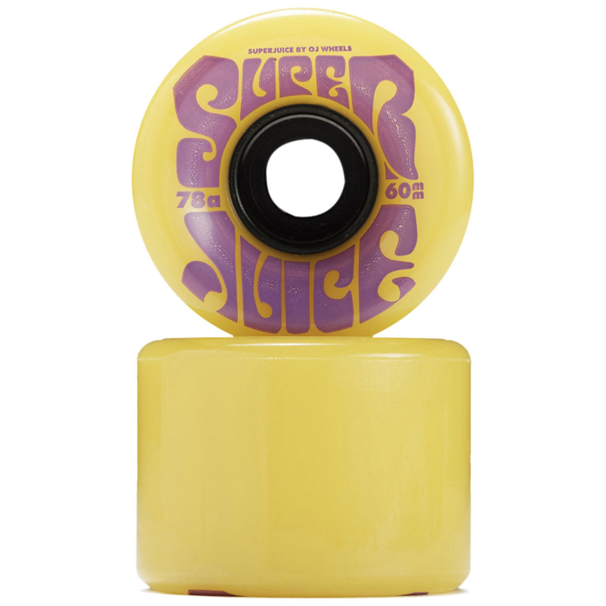 OJ Super Juice 78a Skateboard Wheels - Yellow - 60mm image 2