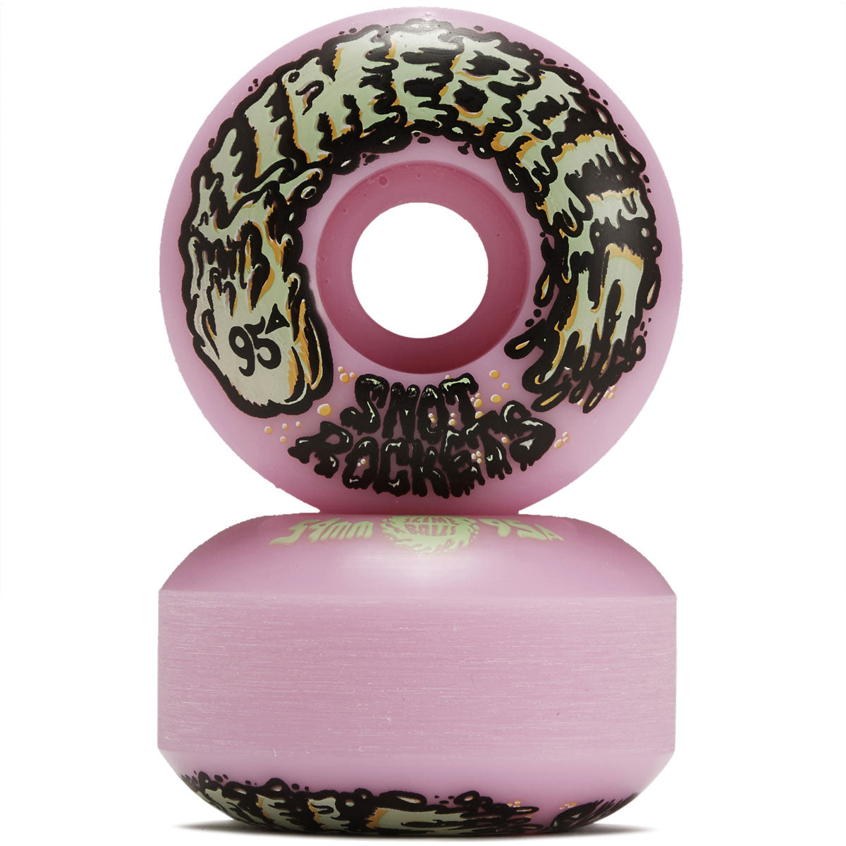 Slime Balls Snot Rockets 95a Skateboard Wheels - Pastel Pink - 54mm image 2