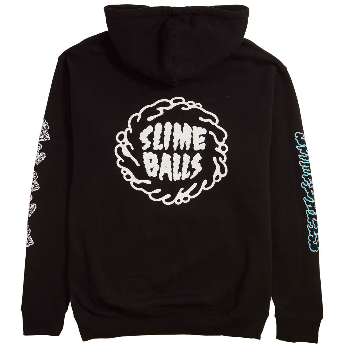Slime Balls Mono Splat Hoodie - Black image 2