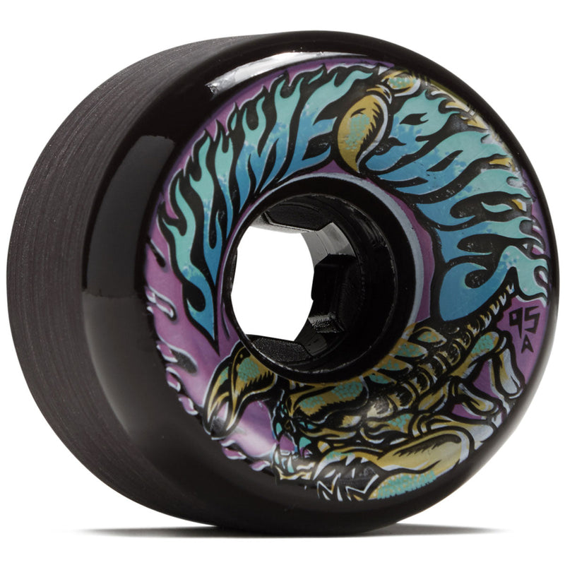 Slime Balls Goooberz Vomits 95a Skateboard Wheels - Black - 60mm
