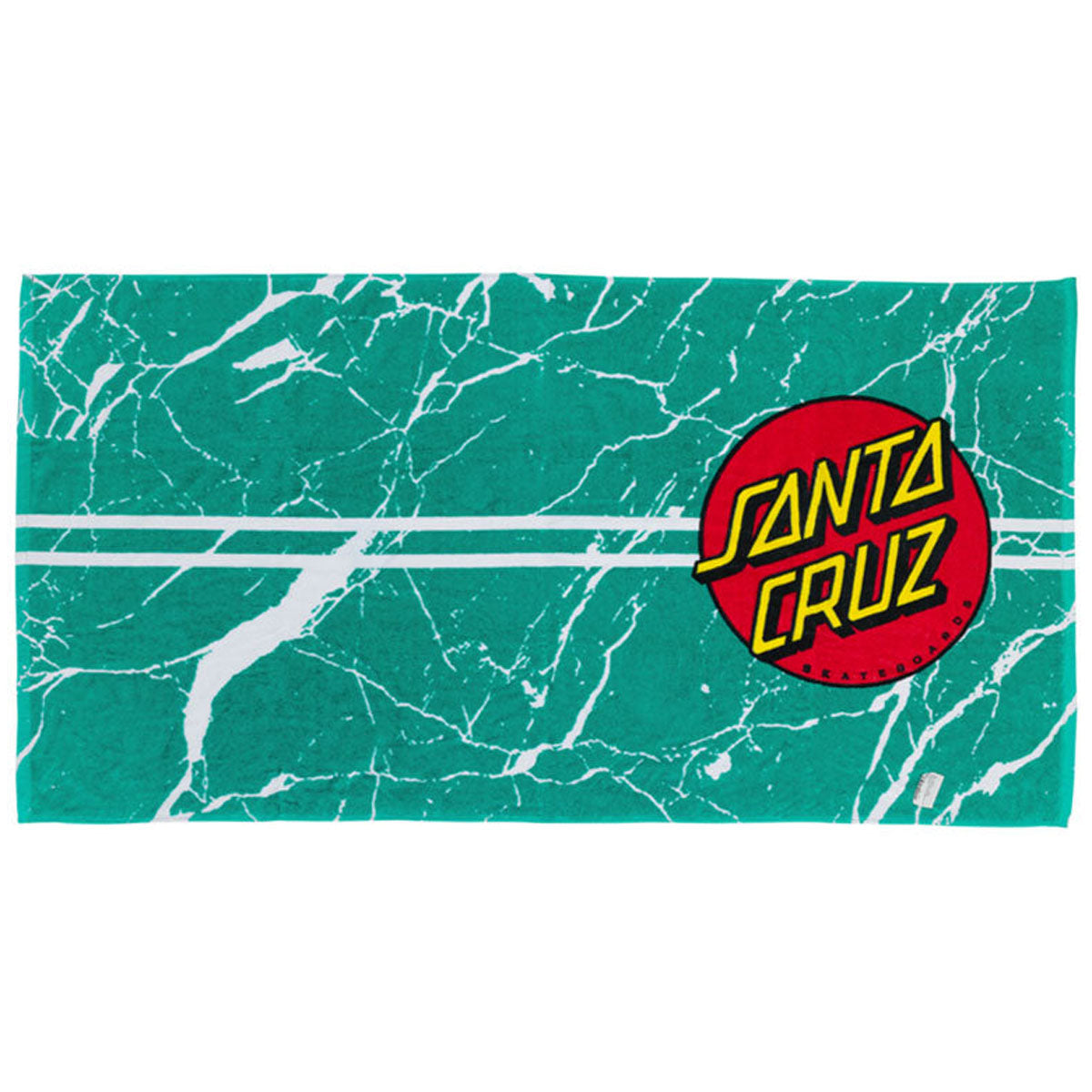 Santa Cruz Classic Dot Towel - Teal Marble image 1