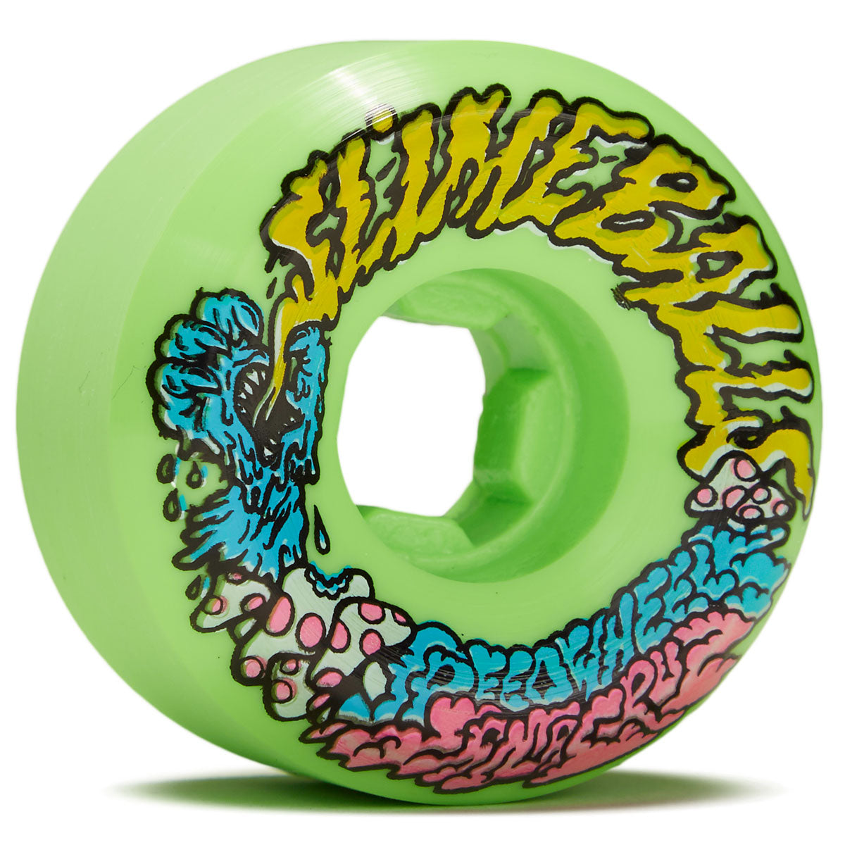 Slime Balls Vomit Mini 97a Skateboard Wheels - Green/Green - 53mm