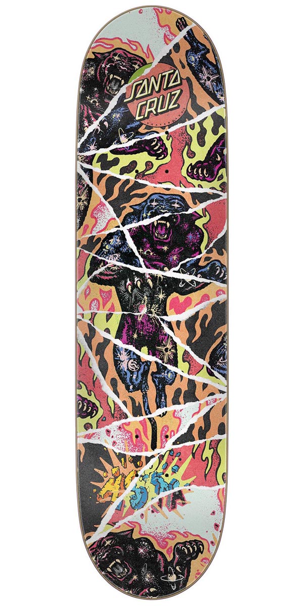 Santa Cruz Asta Misprint Cosmic Cat VX Everslick Skateboard Deck - 8.00