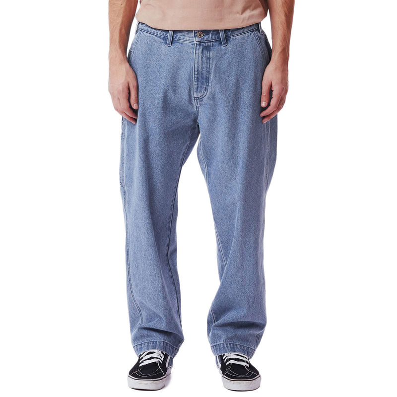 Obey Organic Hardwork Carpenter Jeans - Light Indigo