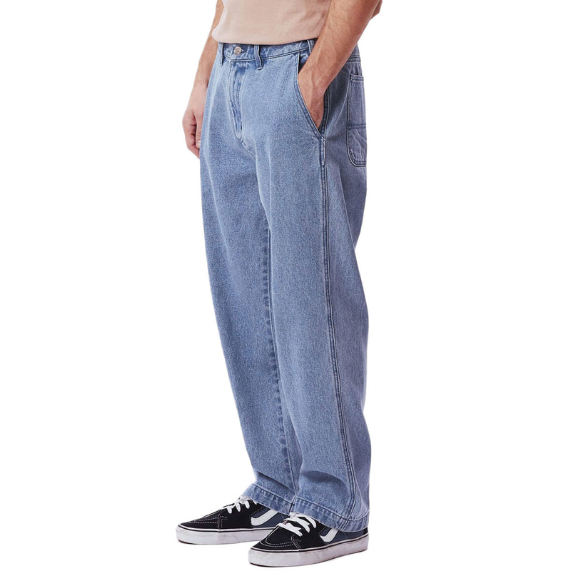 Obey Organic Hardwork Carpenter Jeans - Light Indigo