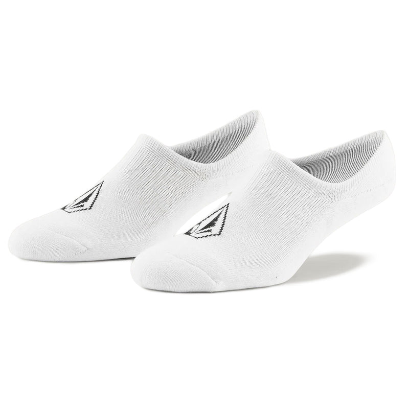 Volcom No Show Stone 3 Pack of Socks - White