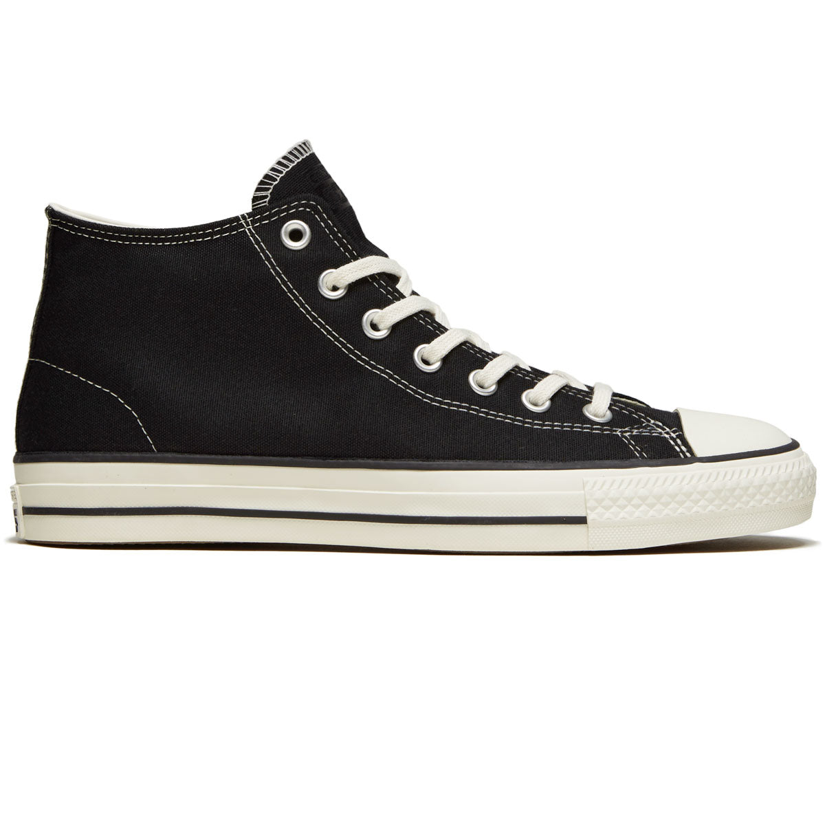 Converse Chuck Taylor All Star Pro Mid Shoes - Black/Black/Egret image 1