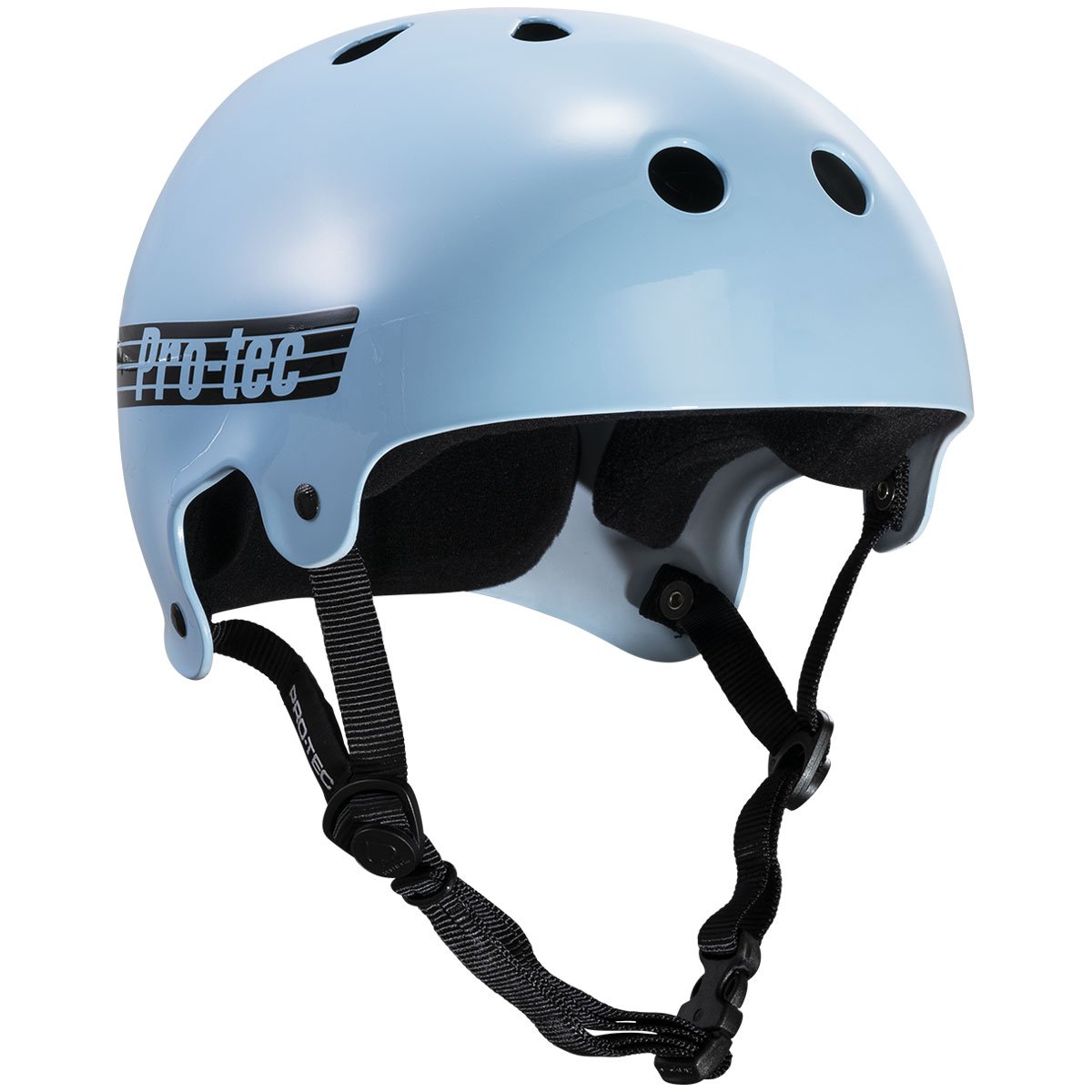 Pro-Tec Old School Skate Helmet - Gloss Baby Blue image 3