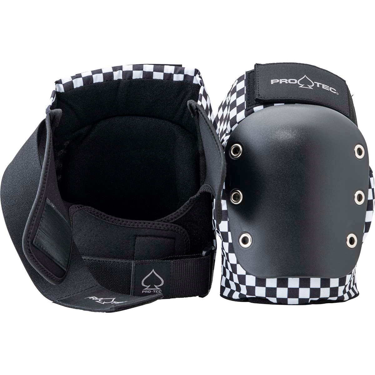 Pro-Tec Street Knee/Elbow Open Back Set of Pads - Checker image 2