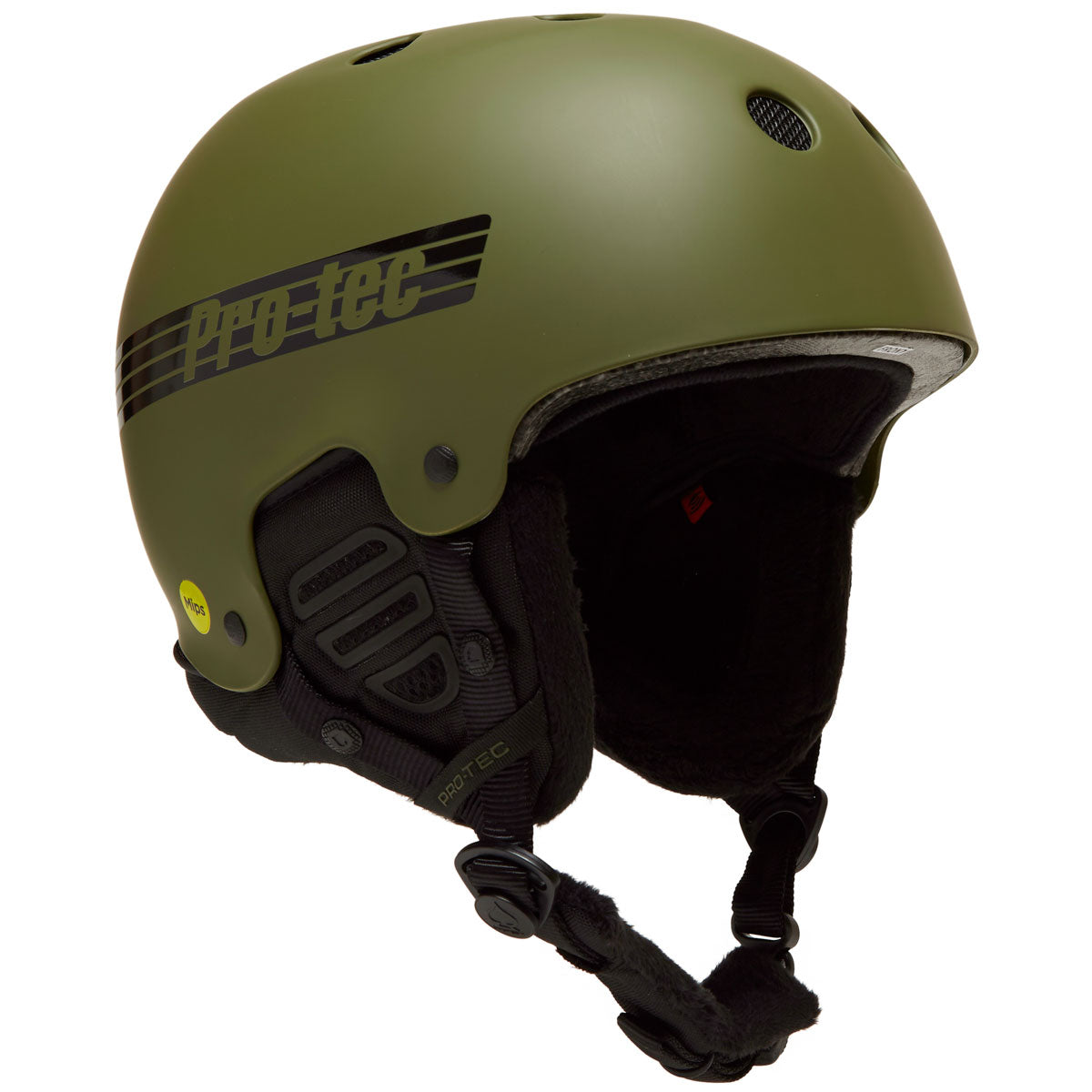 Pro Tec Old School With Mips Snowboard Helmet - Matte Olive image 3