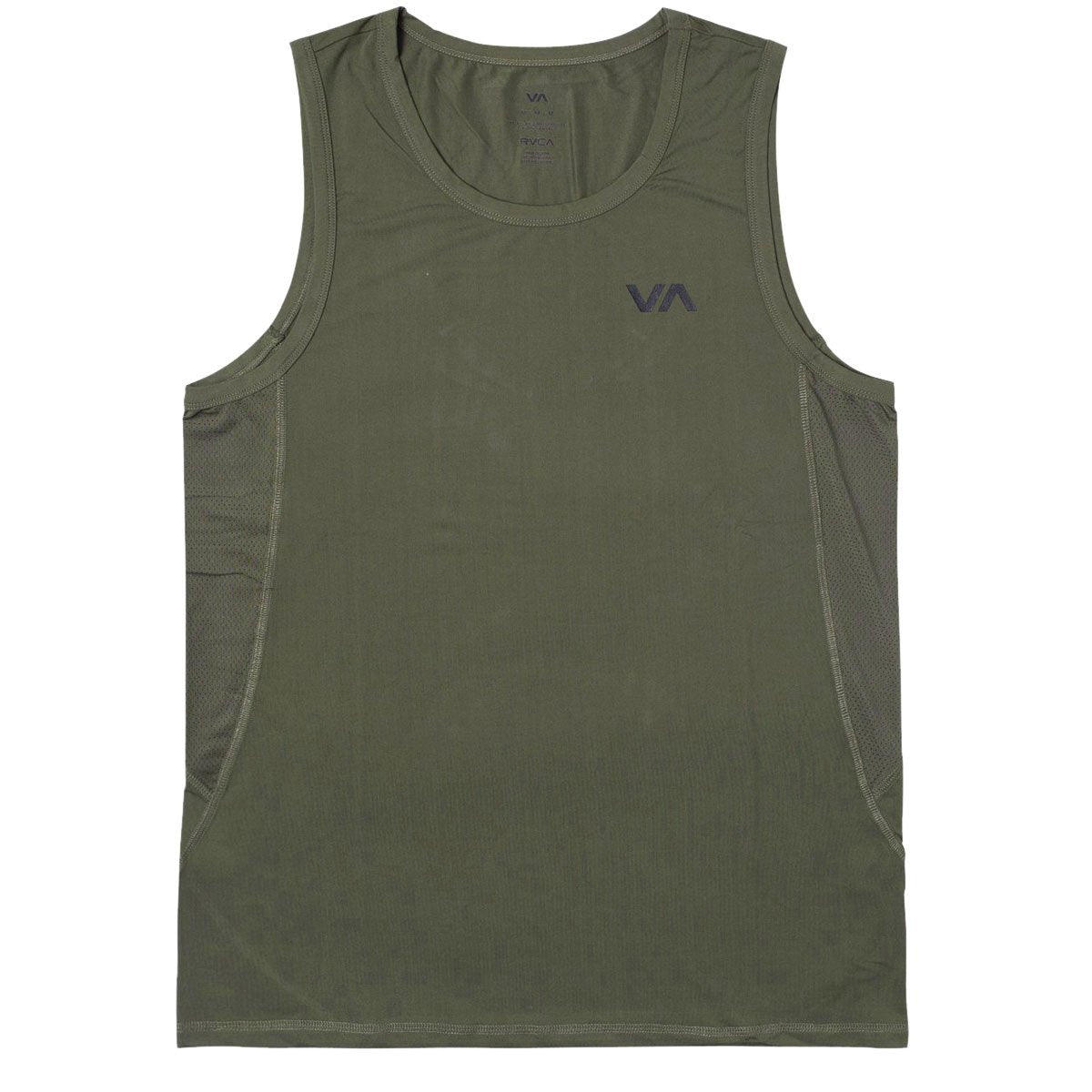 RVCA Sport Vent Sleeve Tank Top - Olive image 1