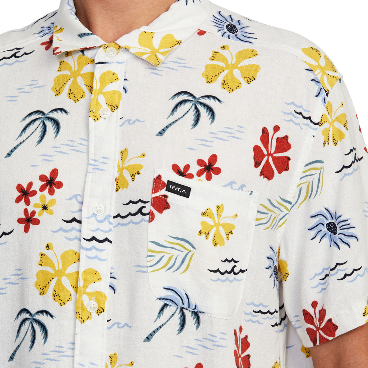 RVCA Will Travel Shirt - Vanilla image 3