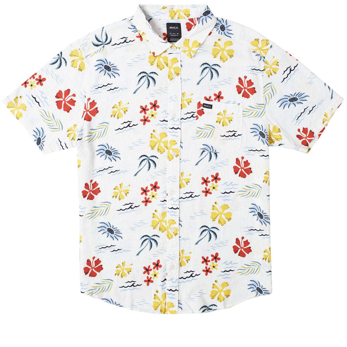 RVCA Will Travel Shirt - Vanilla image 4