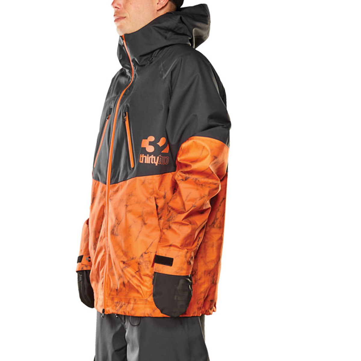 Two Snowboard Jacket Black/Orange – Daddies Shop