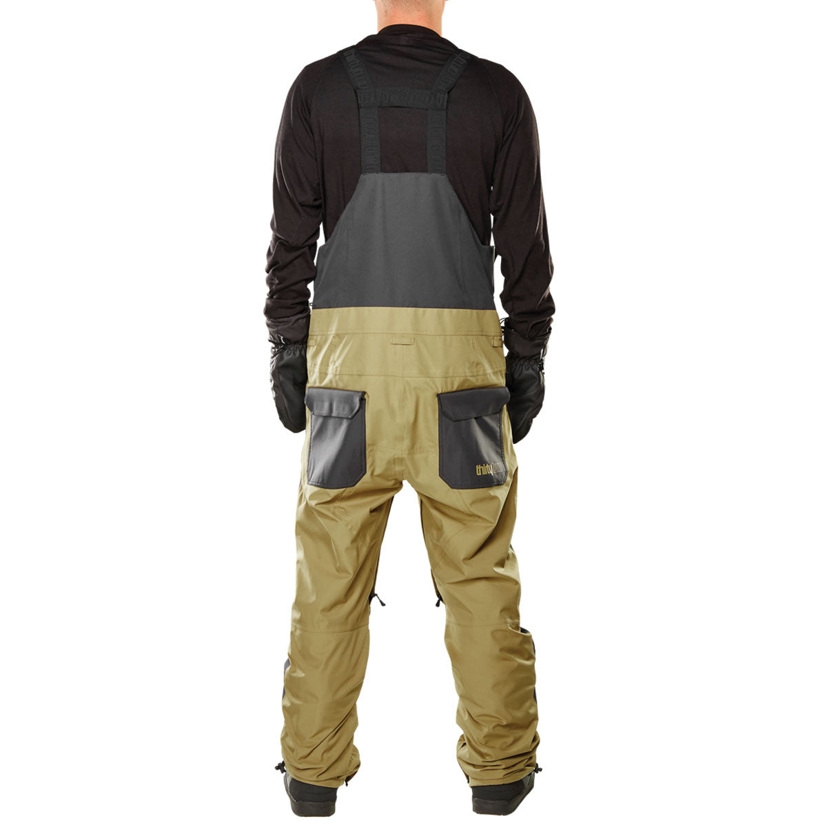 Thirty Two Basement Bib 2023 Snowboard Pants - Camel image 2