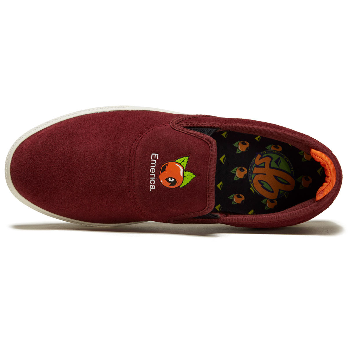 Emerica x OJ Wino G6 Slip Cup Shoes - Burgundy image 3