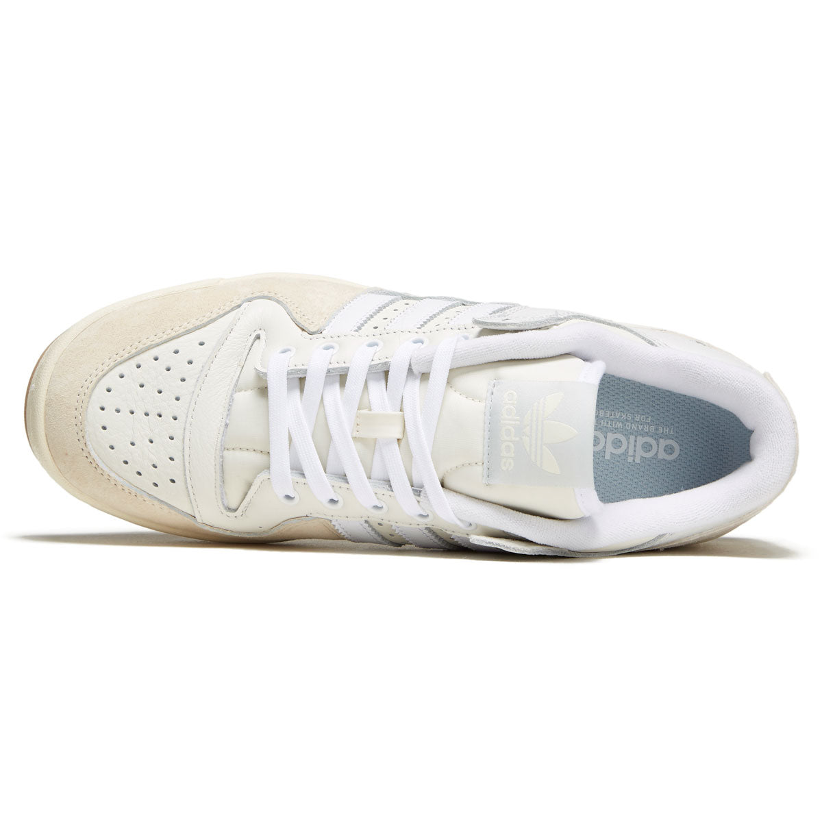 Adidas Forum 84 Low Adv Shoes - Chalk White/White/Cloud White image 3