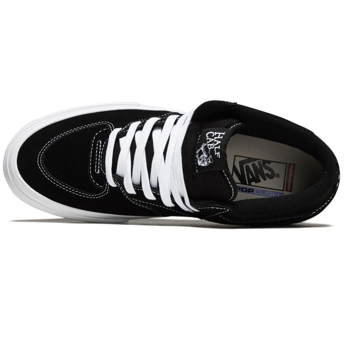 Vans Skate Half Cab Shoes - Black/White image 3